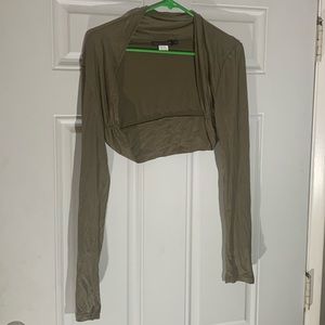 Hunter green top